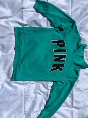 Victoria's Secret PINK Teal Fleece Pullover